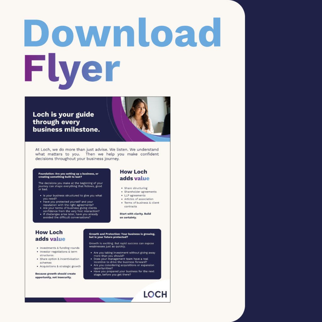 Download Corporate and Commercial Law Flyer